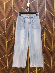 Women High Waist Wide Leg Jeans Small | Waist 29  | Length 37