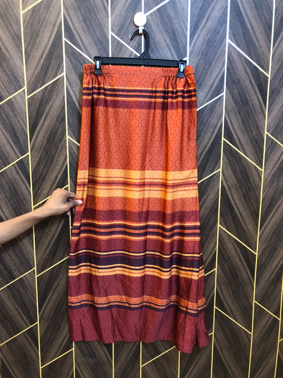 Women Silk Cord Set  baggy  | Shirt Chest 19 | Shirt Length 36 | Skirt Waist 30 | Skirt Length 40