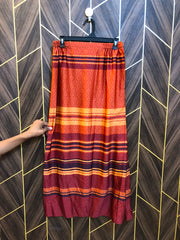 Women Silk Cord Set  baggy  | Shirt Chest 19 | Shirt Length 36 | Skirt Waist 30 | Skirt Length 40