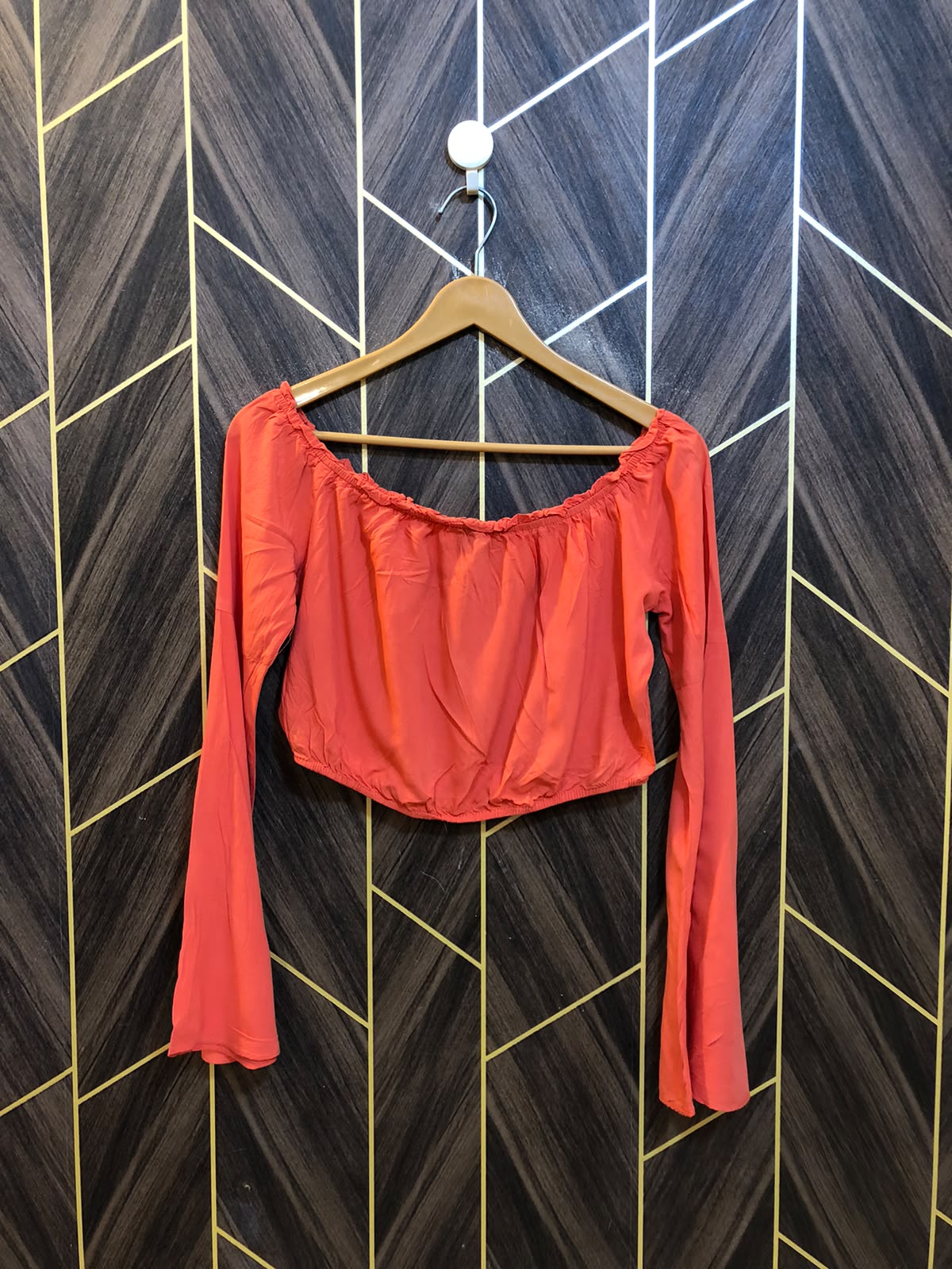 Trendy Linen CropTop Size Small