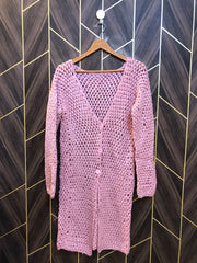 Women Wool Cardigan Sweater Medium | Size | Chest 19 | Length 40