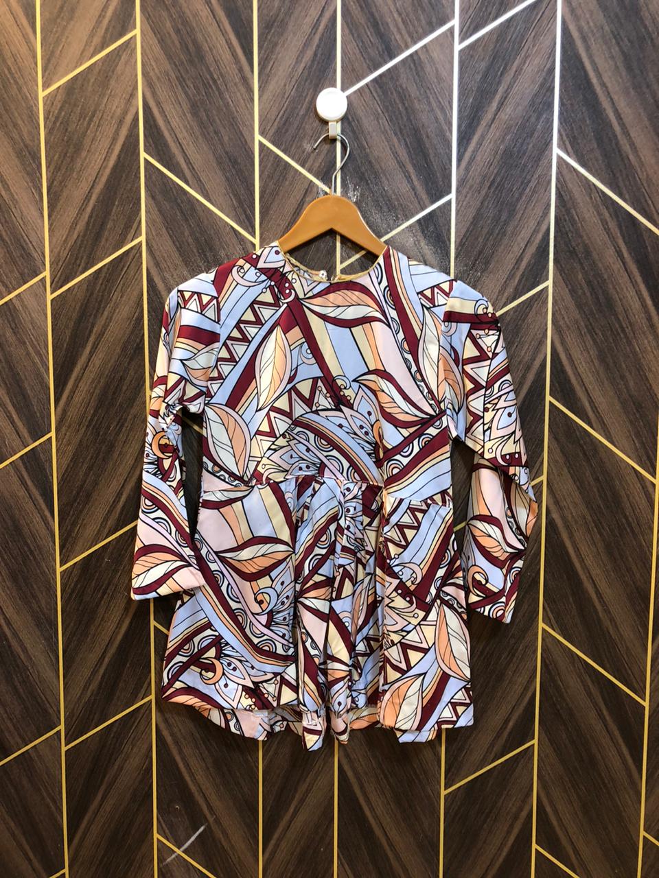 Western Top Silk – X-Small Size (Chest: 16  10 year, Length: 25 )
