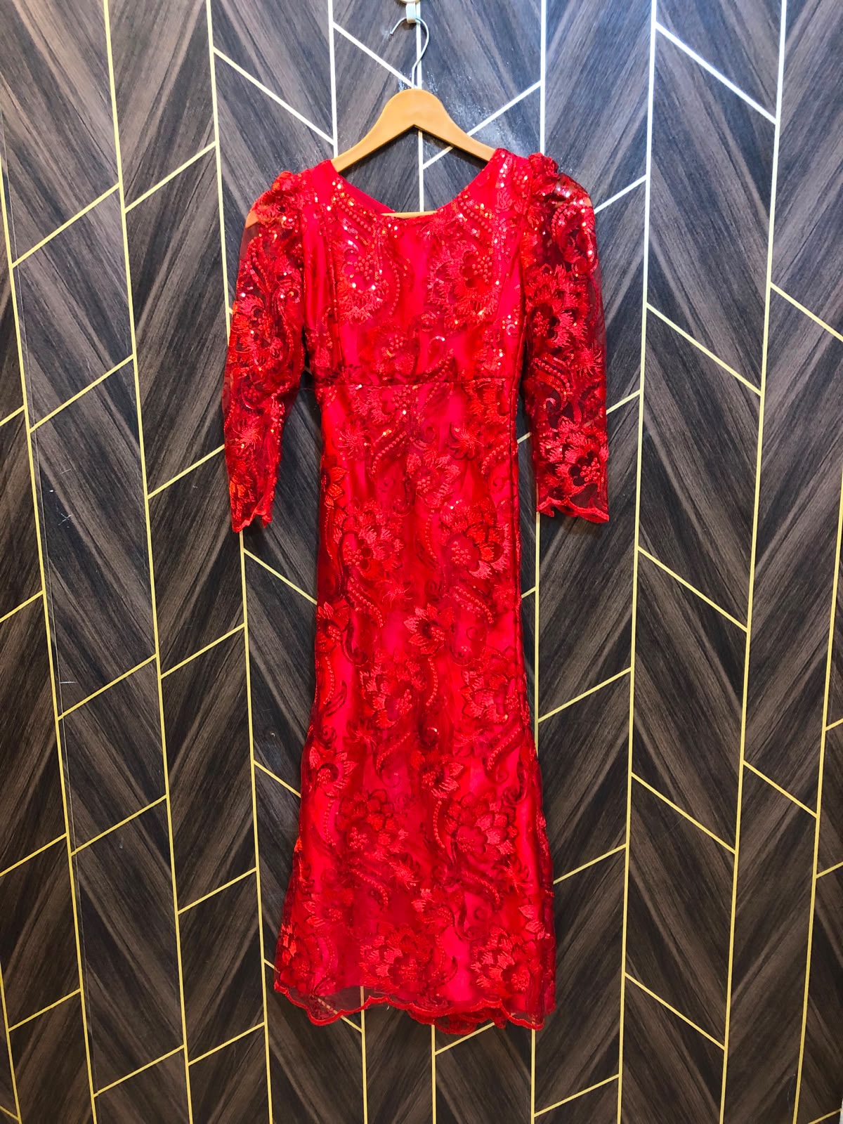 Western Long Maxi for 12 year old girl  Silk net  X Small | Size | Chest 13 | Length 45
