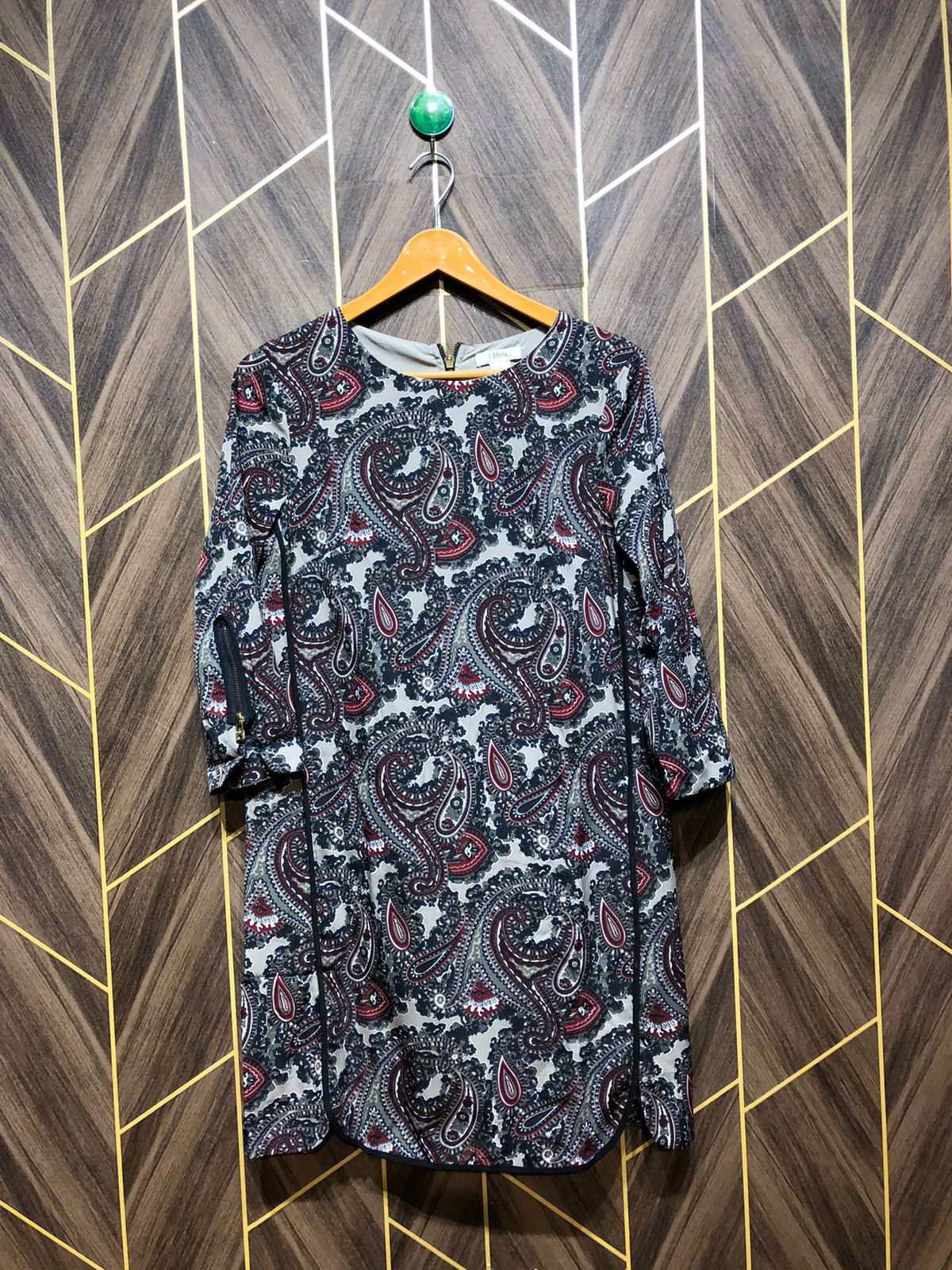 Women Long Shirt Linen Small | Chest 18 | Length 34