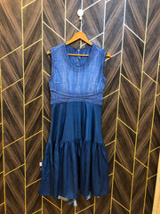 Mini Dress Silk Small Size Chest 18 Length 41