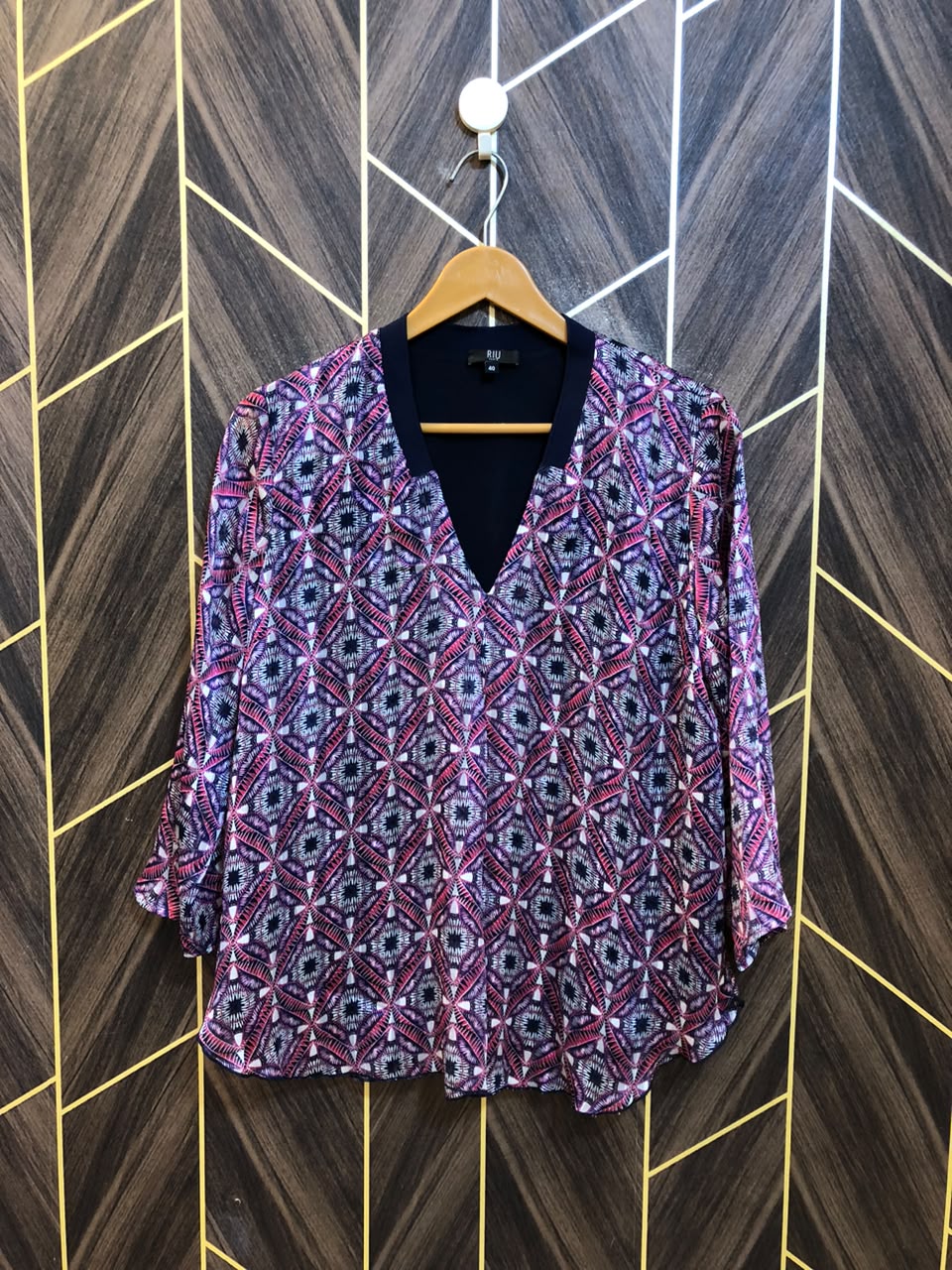 Western Top Chiffon – Large Size (Chest: 20, Length: 25 )
