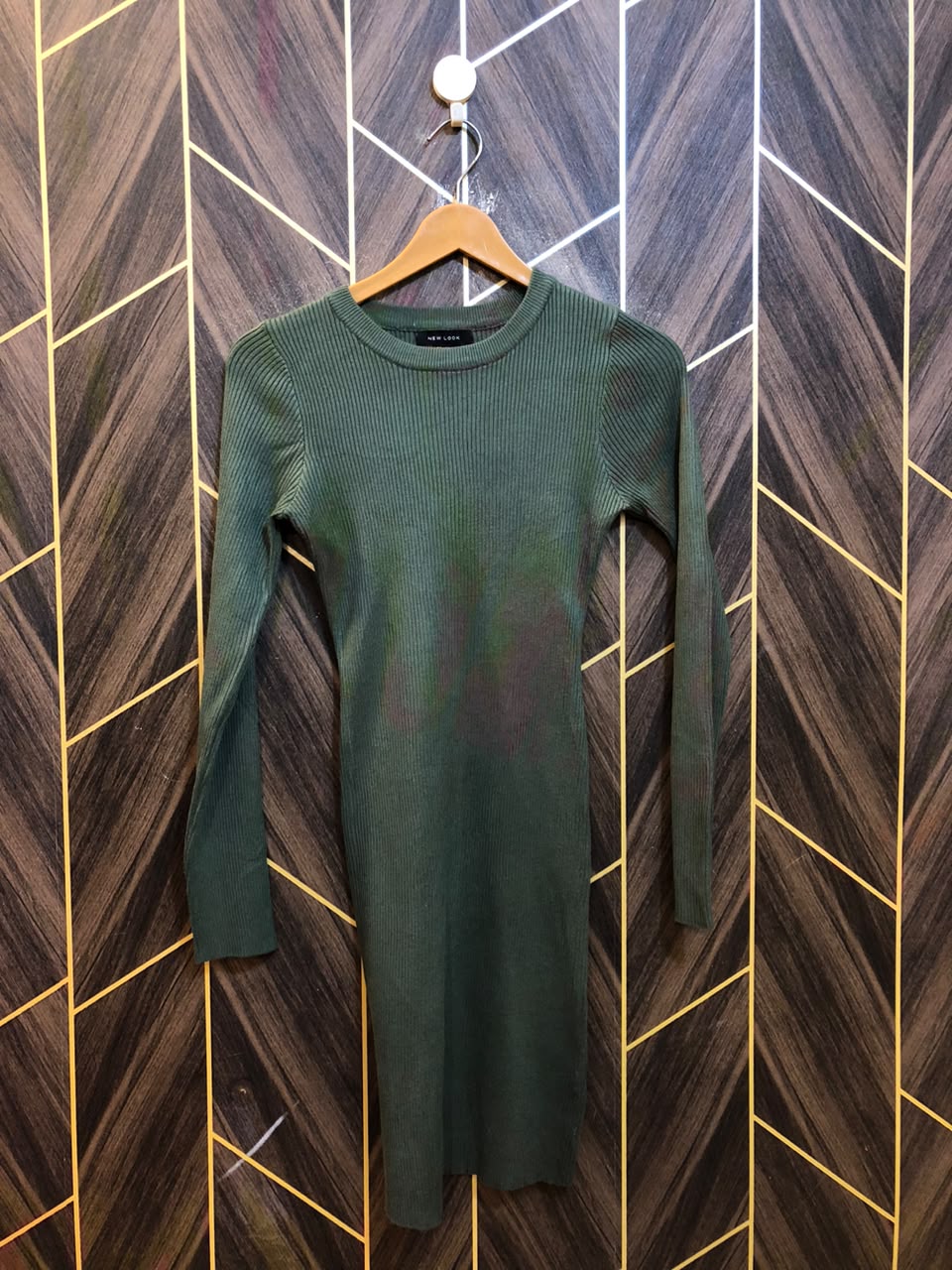 Bodycon Dress Jersey Small | Size | Chest 18 | Length 34