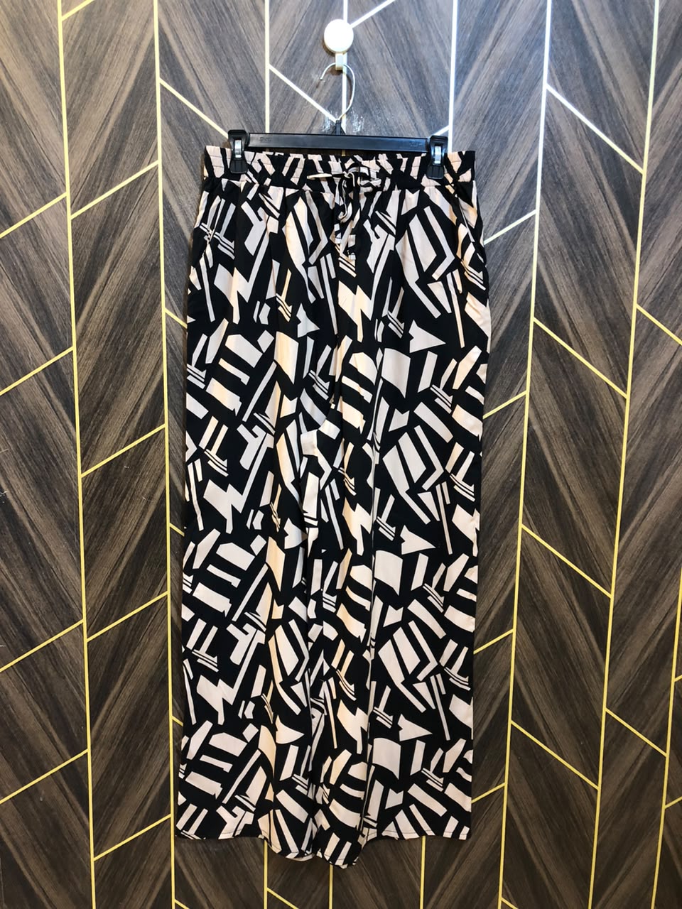 Western Linen Plazo Large | Size Waist 34 | Length 42