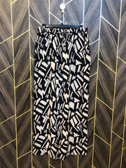 Western Linen Plazo Large | Size Waist 34 | Length 42