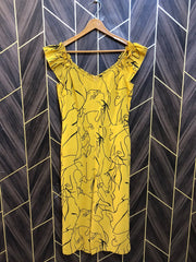 Western Long Maxi Chiffon Small | Size | Chest 18 | Length 45