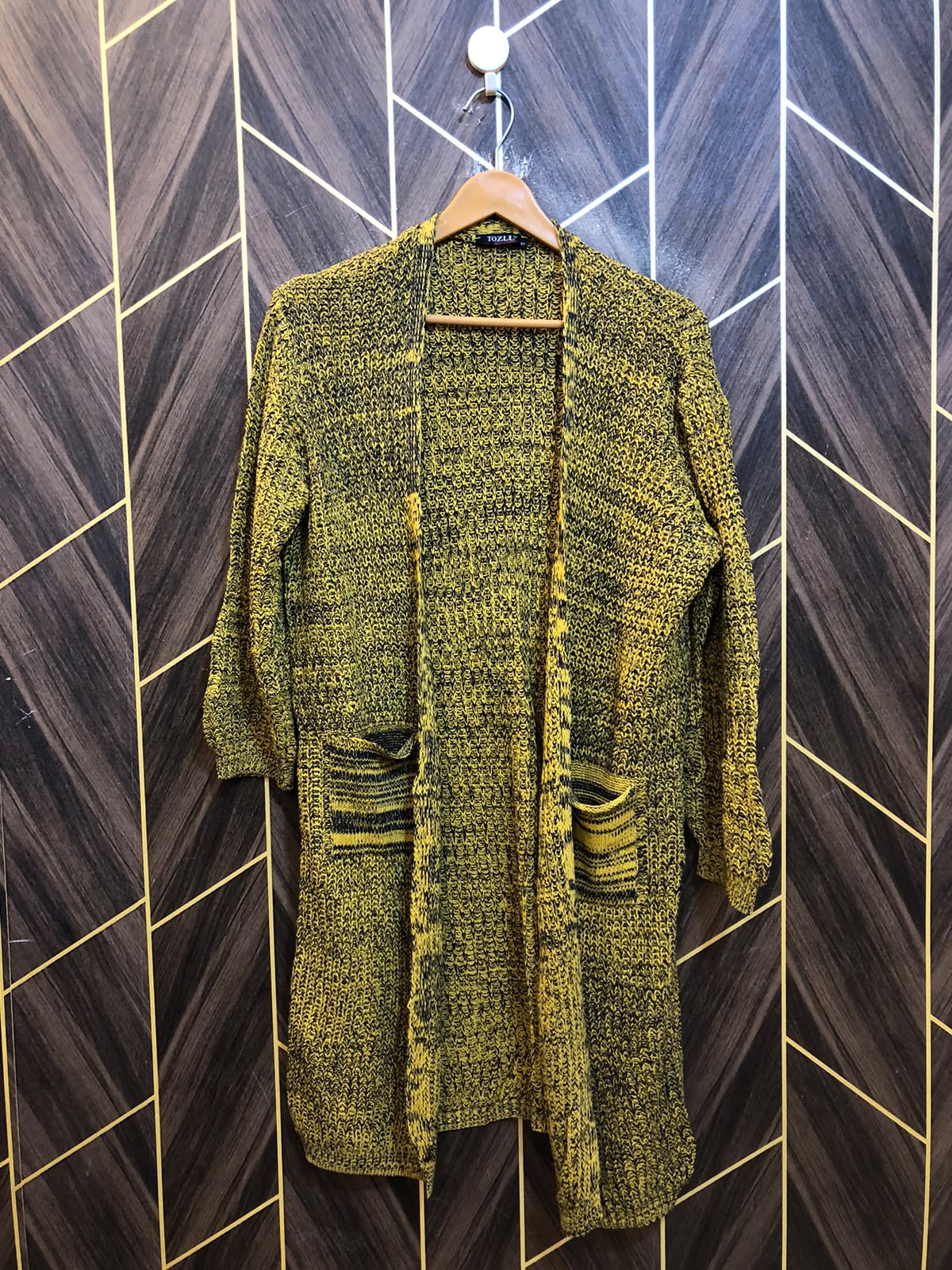 Women Wool Cardigan Sweater Small | Size | Chest 18 | Length 37