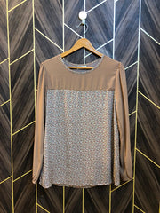 Western Top Chiffon – Small Size (Chest: 18, Length: 27  )