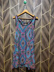 Mini Dress Silk Medium Size Chest 21  Length 37