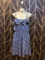 Mini Dress Chiffon Medium Size Chest 19 Length 37