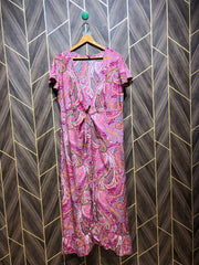 Western Long Maxi Silk  shrug  X Large | Size | Chest 21 | Length 54