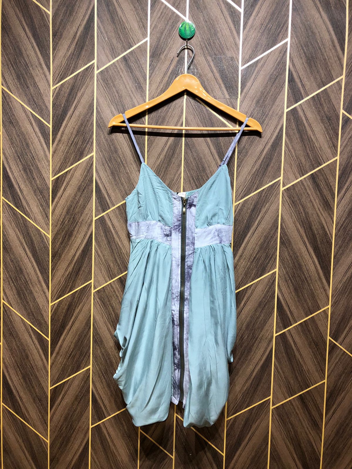 Mini Dress Linen Small Size Chest 17 Length 34