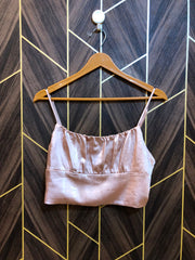 Trendy Silk CropTop Size X Small