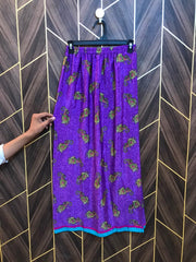 Women Silk Cord Set | Shirt Chest 18 | Shirt Length 36 | Skirt Waist 28 | Skirt Length 36