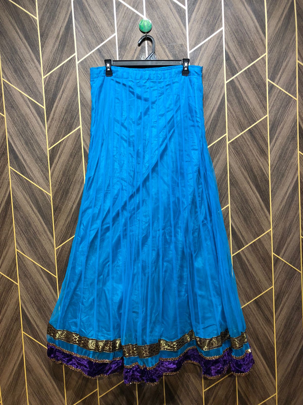 Western Silk Net  Skirts Medium  | Size Waist 32 | Length 44