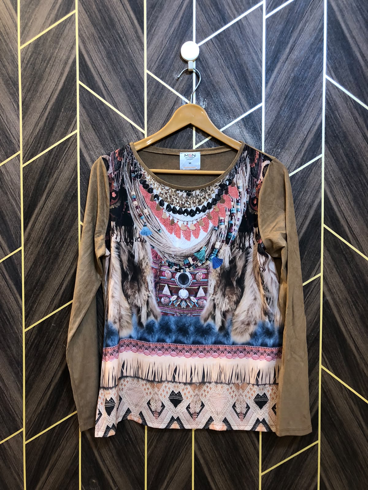 Western Top Chiffon – Medium Size (Chest: 19, Length: 24)
