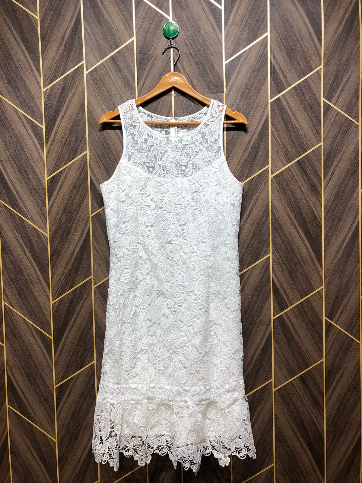 Mini Dress silk Net Medium Size Chest 19 Length 40