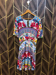 Mini Dress Jersey Small Size Chest 18 Length 40