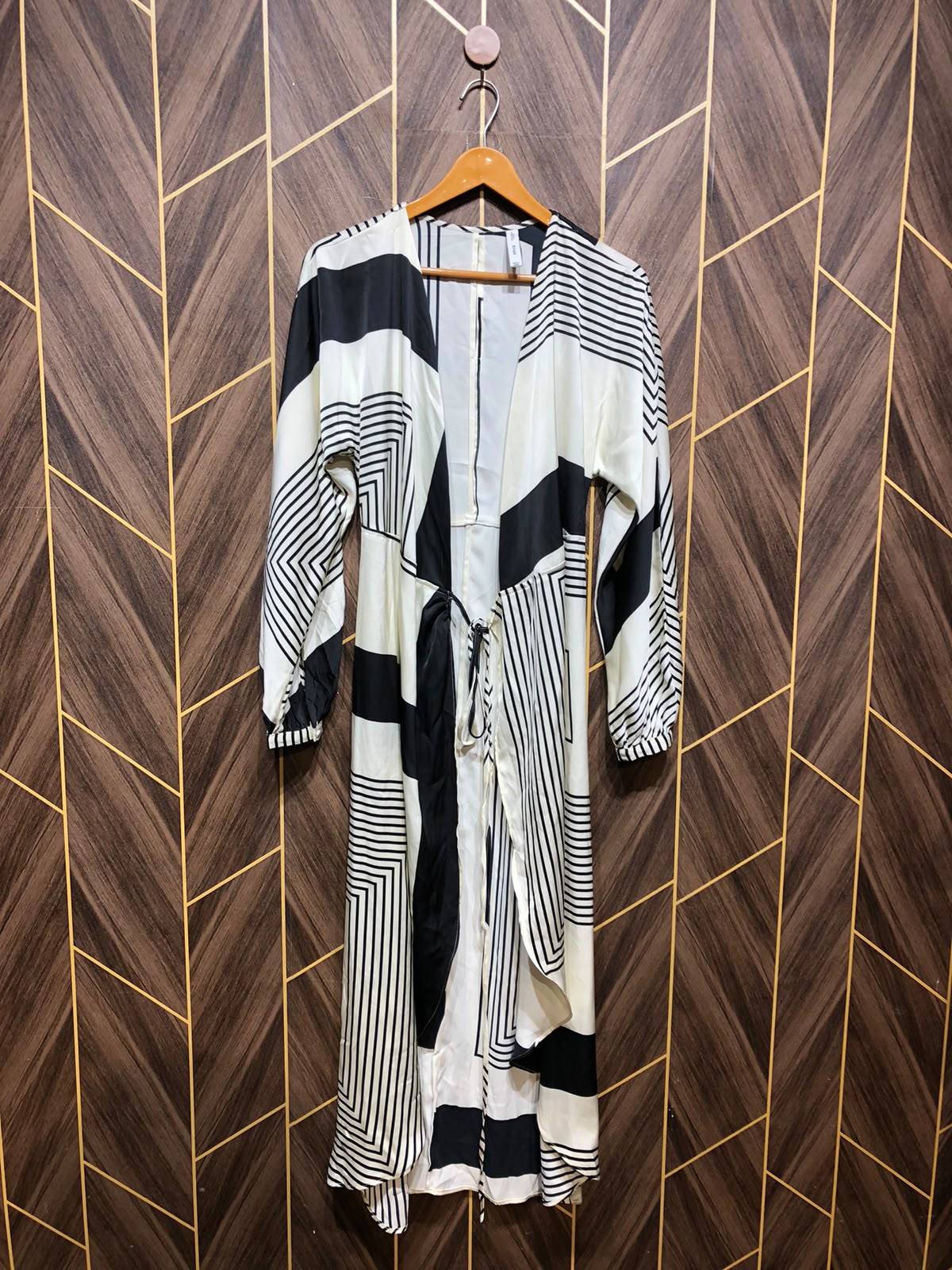 Western Long Maxi Silk Shrug  baggy  Small | Size | Chest 18 | Length 52
