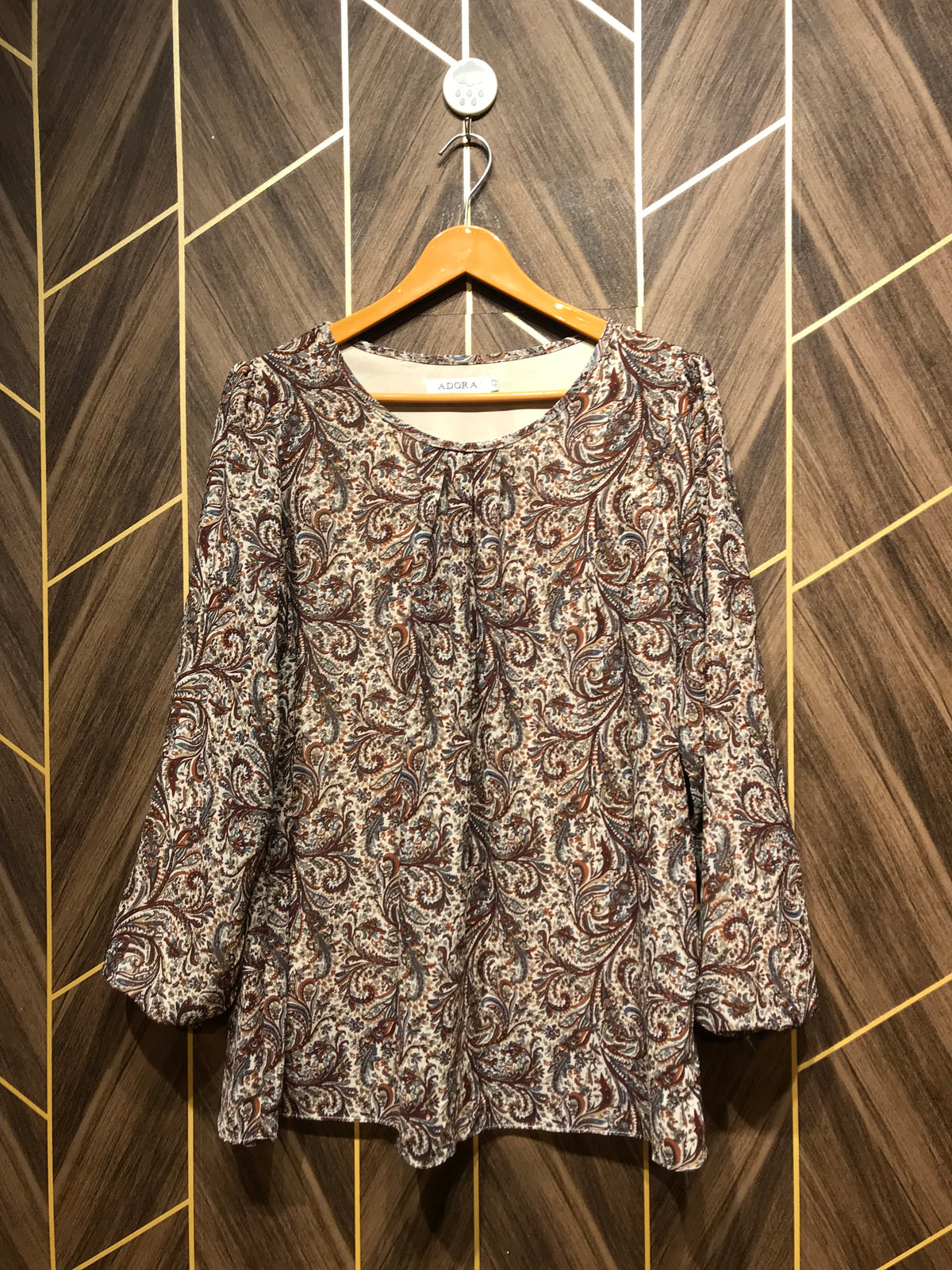 Western Top Medium Chest 19 Length 28 Chiffon