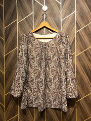 Western Top Medium Chest 19 Length 28 Chiffon