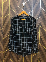 Western Top Chiffon (See Through) – Small Size (Chest: 18, Length: 29  )