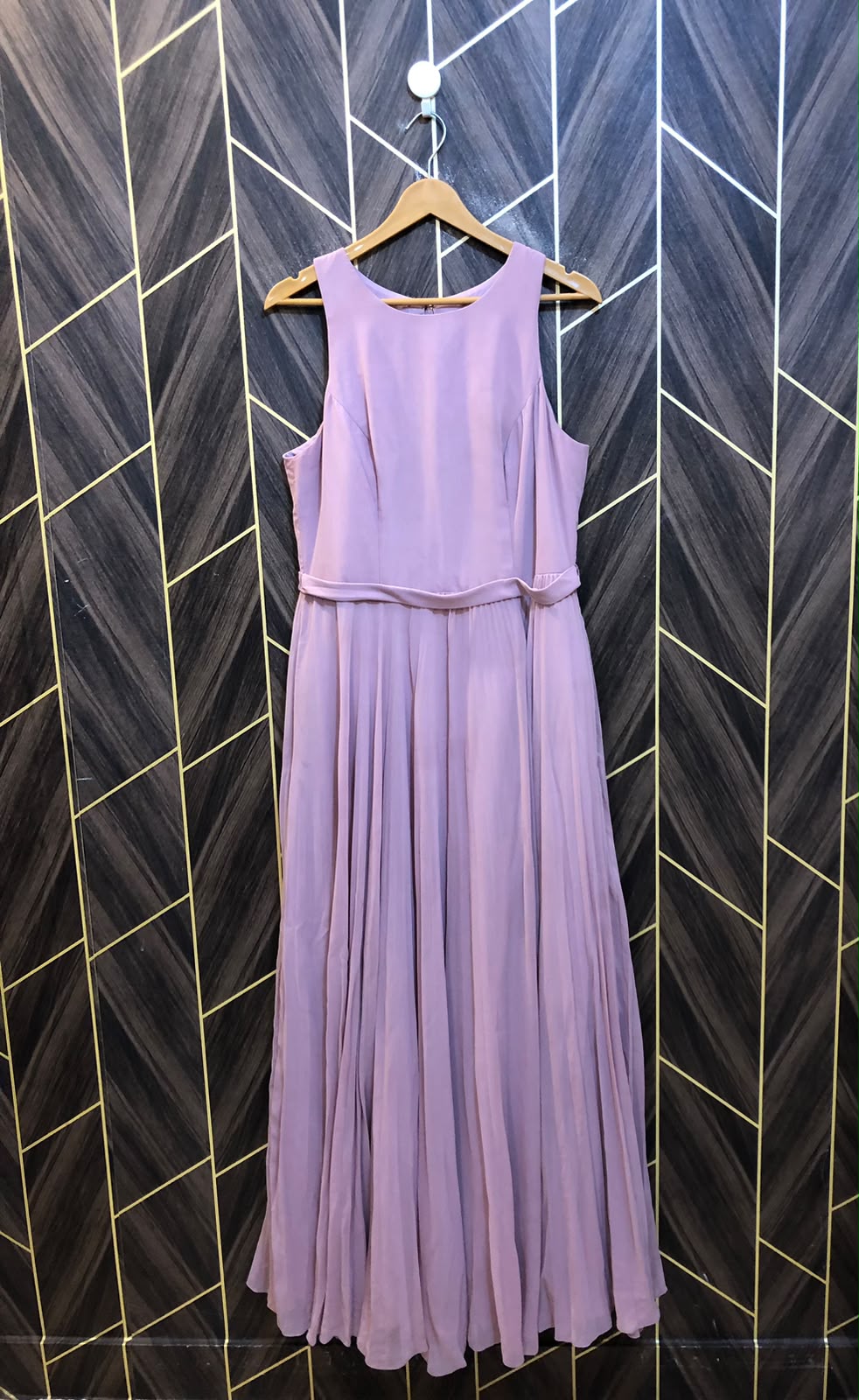 Western Long Maxi  back minor damage Chiffon Medium | Size | Chest 19 | Length 59