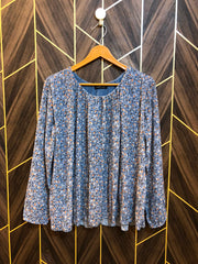 Western Top Chiffon – Large Size (Chest: 20, Length: 25  )