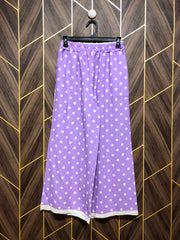 Western Silk Plazo X Small to Small | Size Waist 26–28 | Length 36