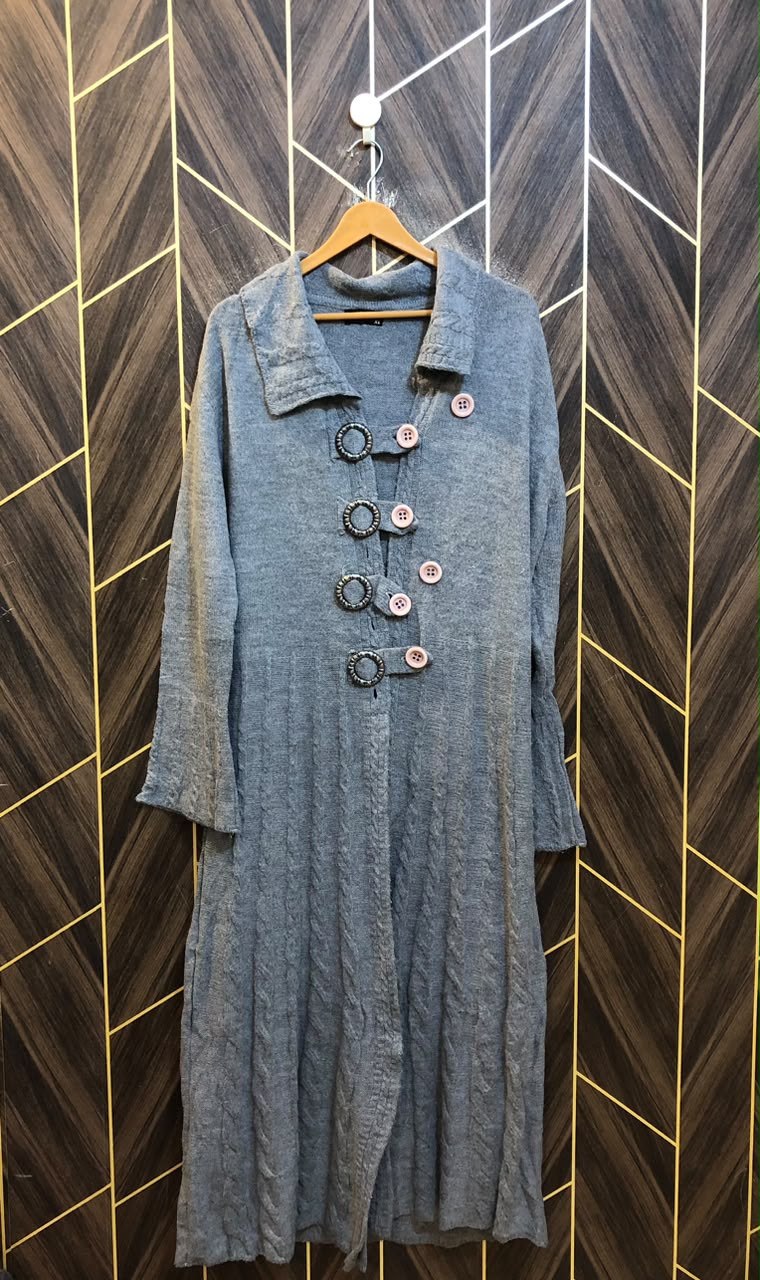 Women Wool Cardigan Sweater X Large | Size | Chest 22 | Length 53