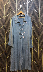 Women Wool Cardigan Sweater X Large | Size | Chest 22 | Length 53