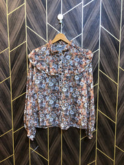 Western Top Chiffon (See Through) – X-Large Size (Chest: 22, Length: 26 )