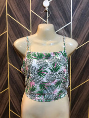 Trendy Chiffon CropTop Size Medium