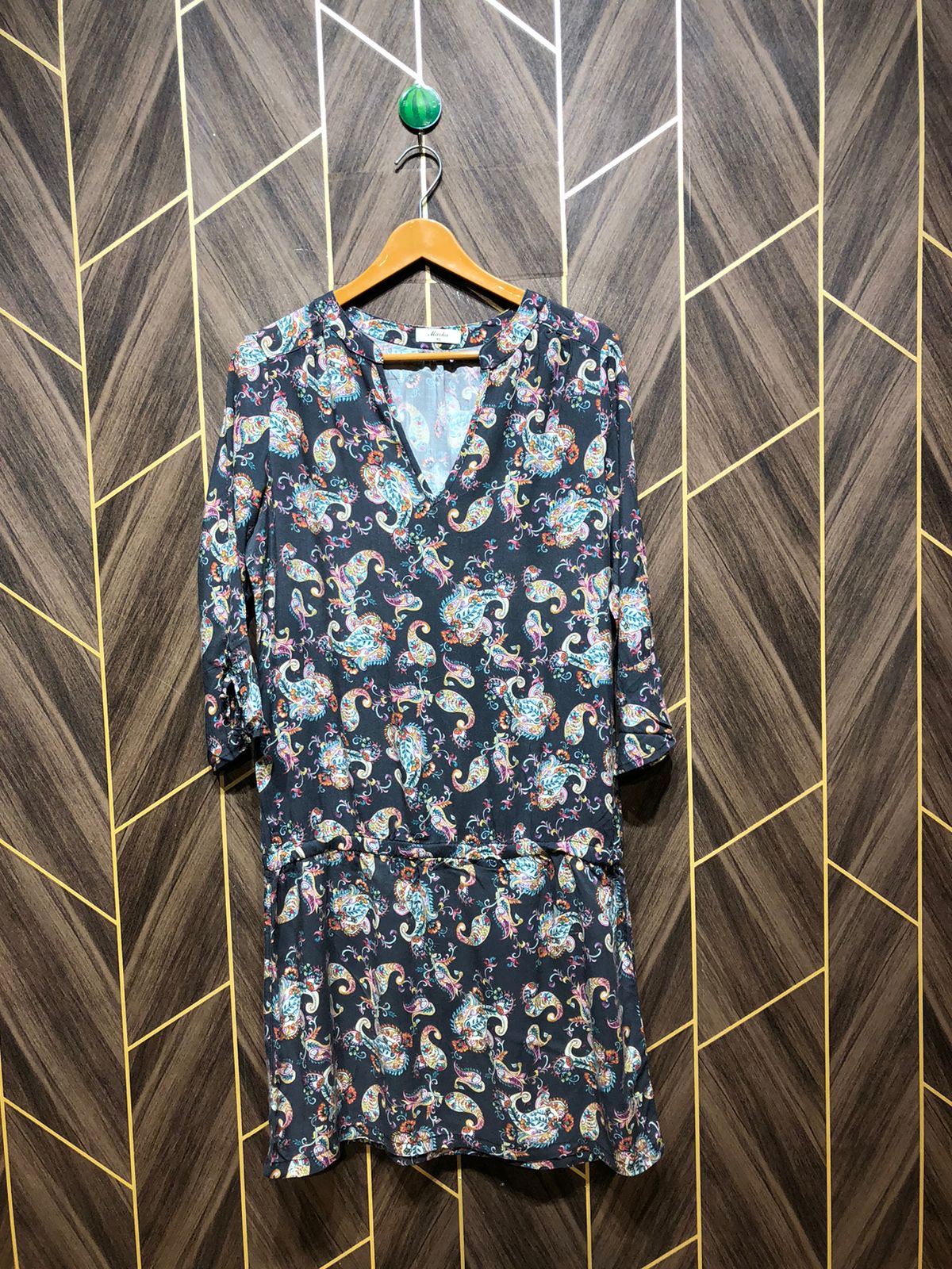 Women Long Shirt Linen X Large | Chest 21 | Length 38
