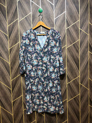 Women Long Shirt Linen X Large | Chest 21 | Length 38