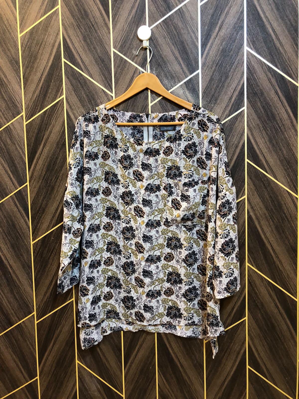 Western Top Chiffon – 3XL Size (Chest: 25 , Length: 28 )