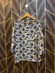 Western Top Chiffon – 3XL Size (Chest: 25 , Length: 28 )