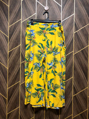 Western Linen Plazo Medium | Size Waist 32 | Length 33