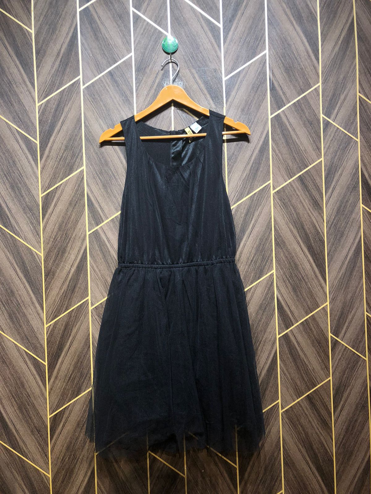 Mini Dress Jersey Net Medium Size Chest 19 Length 35