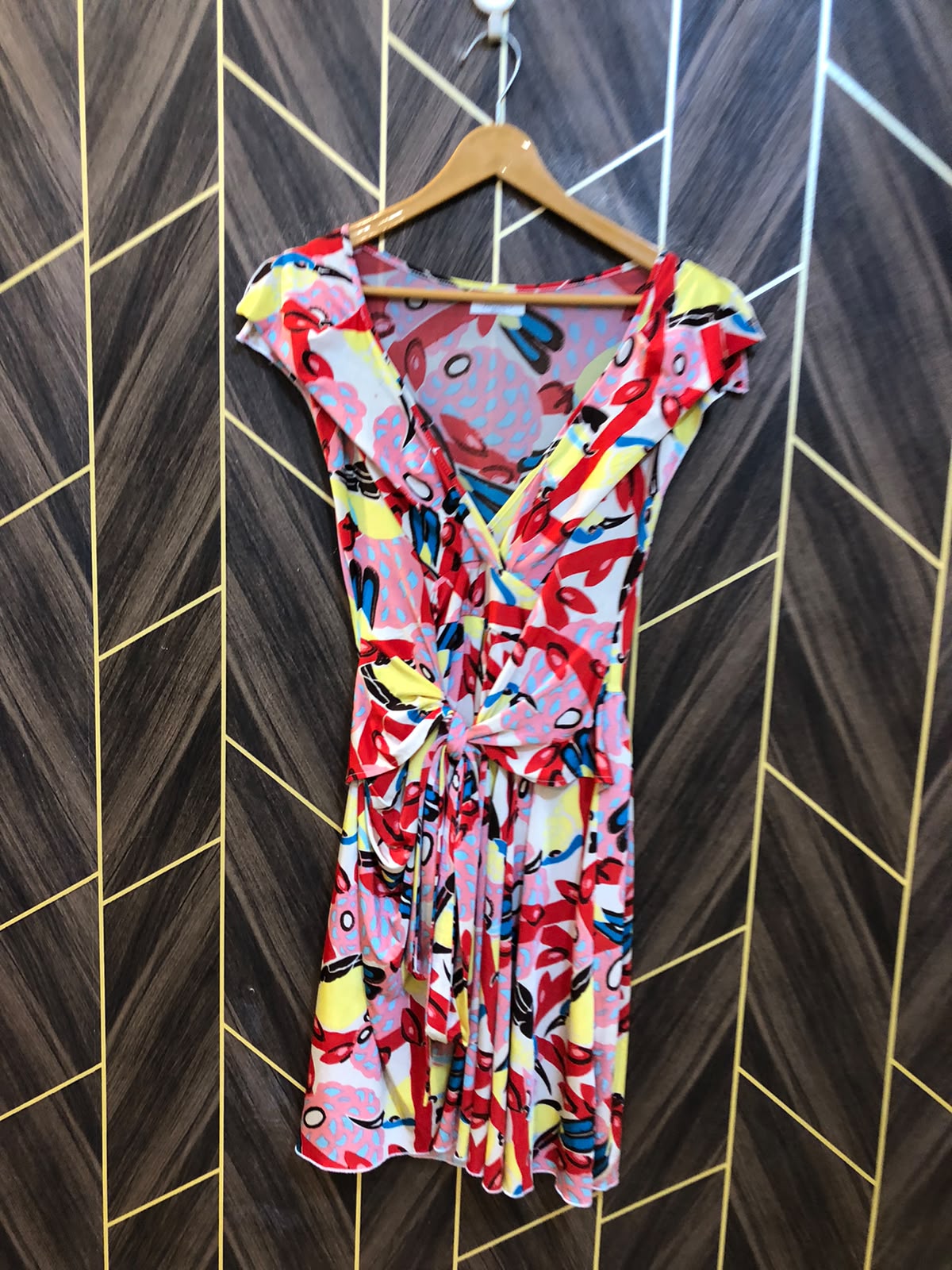 Mini Dress Jersey Medium Size Chest 19 Length 37