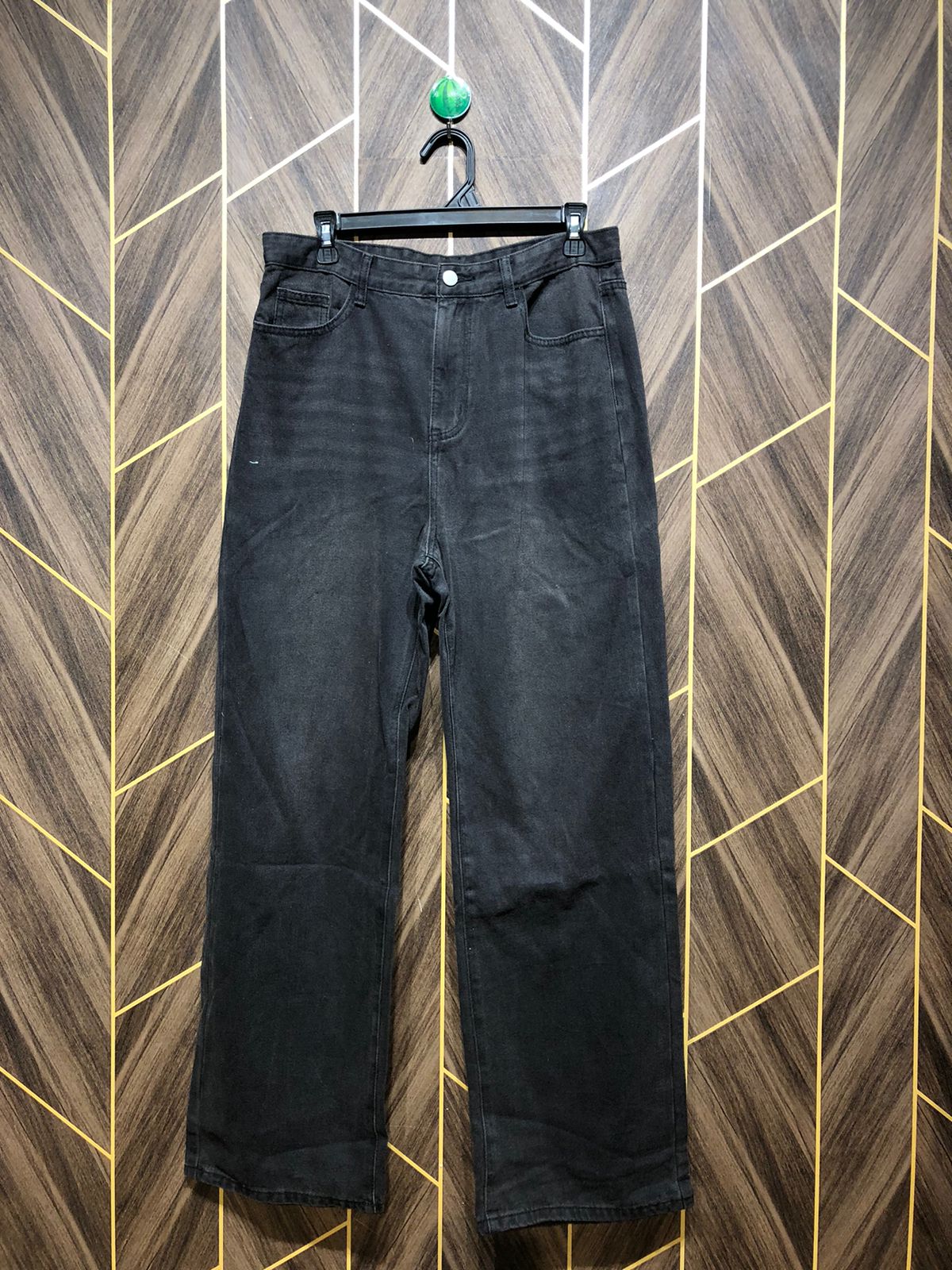 Women Wide Leg Jeans Large Size High Waist 32 Length 42