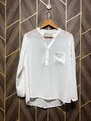 Western Top Chiffon (See Through) – Medium Size (Chest: 19, Length: 27 )