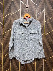 Western Top Chiffon (See Through) – Small Size (Chest: 18, Length: 27  )
