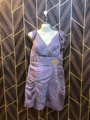 Mini Dress Silk Large Size Chest 21 Length 36