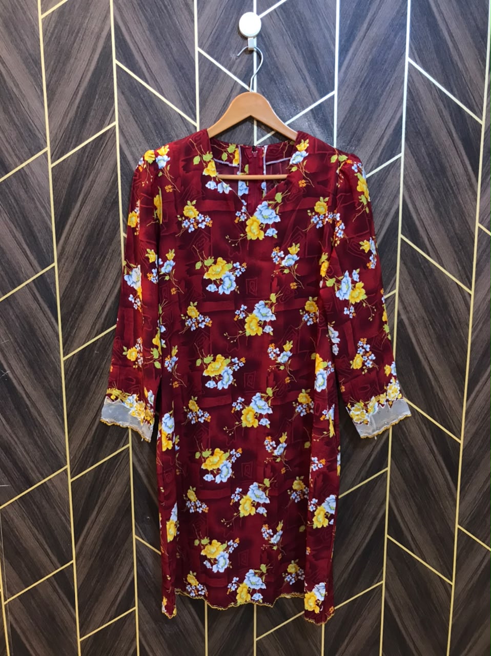 Women Silk Cord Set | Shirt Chest 18 | Shirt Length 38 | Skirt Waist 28 | Skirt Length 39