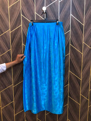 Women Silk Cord Set  baggy  | Shirt Chest 22 | Shirt Length 40 | Skirt Waist 36 | Skirt Length 40